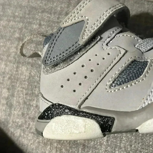 Air Jordan’s High Tops Baby Size 4C Gray - Picture 6 of 9